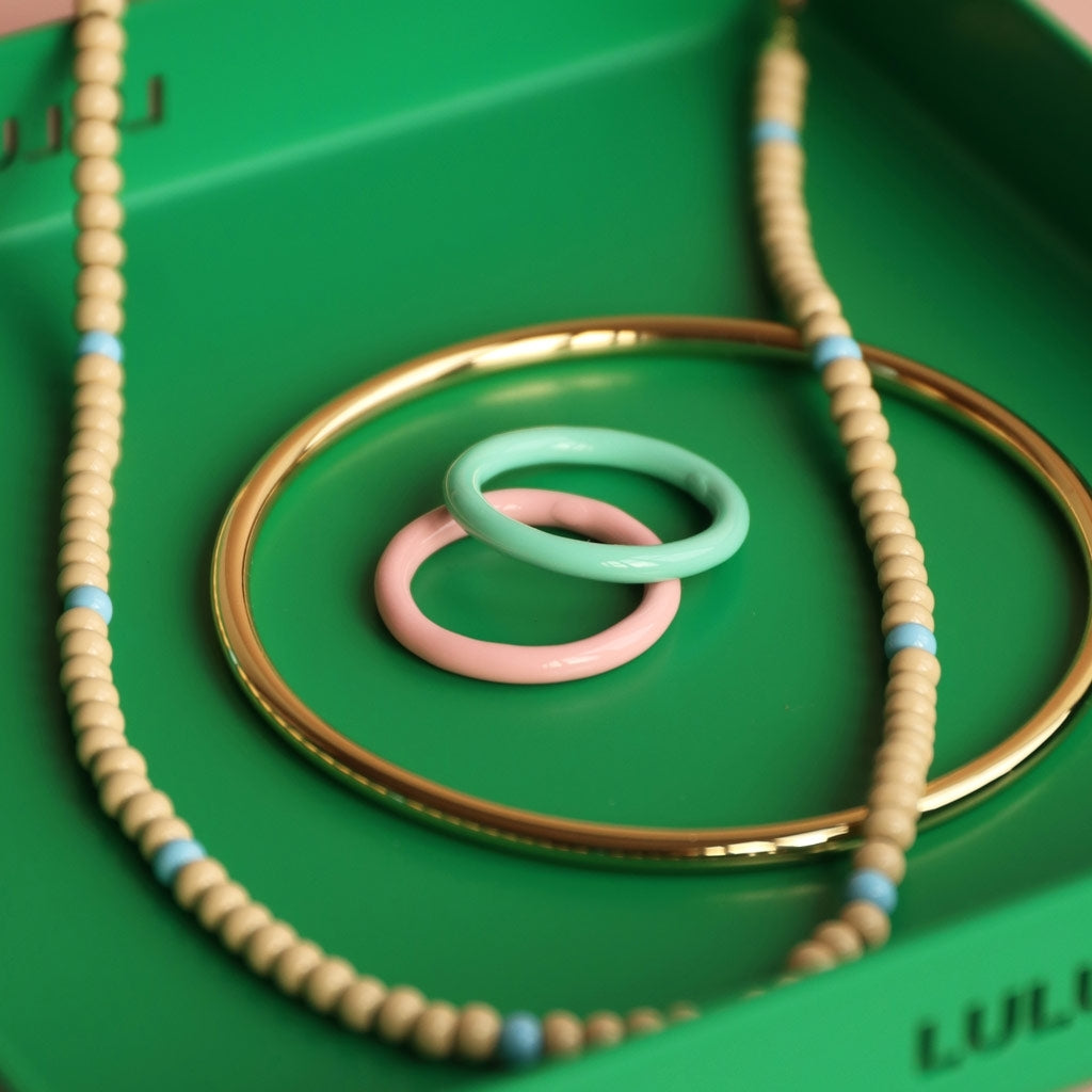 LULU Copenhagen Color Ring Rings Lyserød