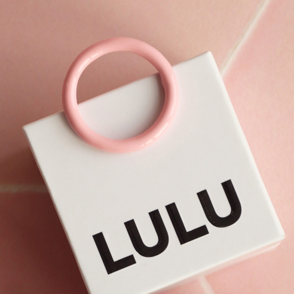 LULU Copenhagen Color Ring Rings Lyserød