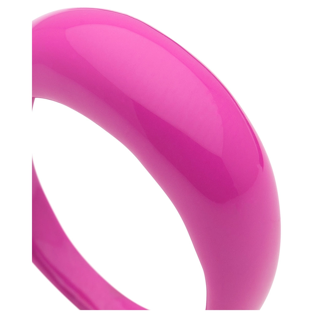 LULU Copenhagen Color Ring Chunky Rings Electric Fuchsia Pink