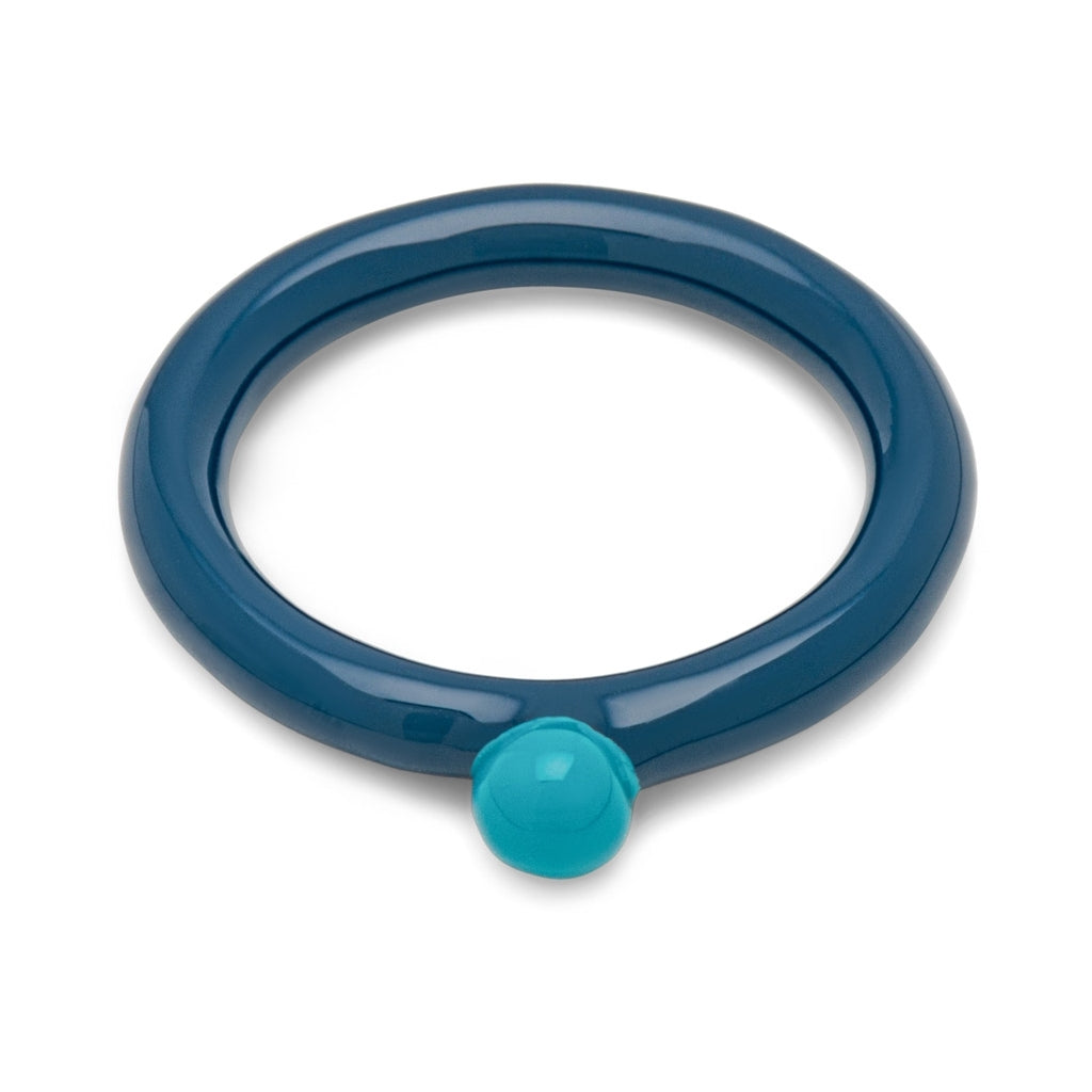 LULU Copenhagen Color Ring Top Rings Retro Dark Blue/Retro Blue