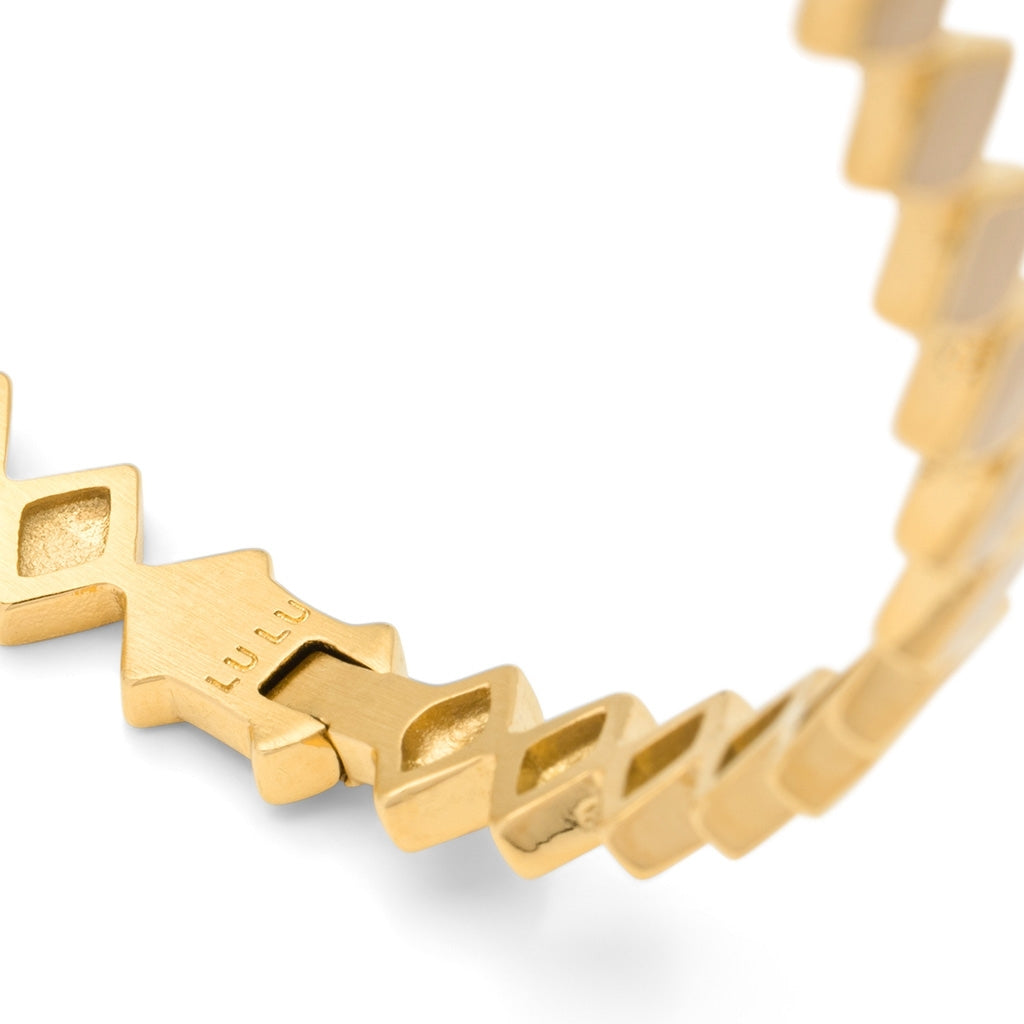 LULU Copenhagen Confetti Bangle - Forgyldt Bracelets Buttercream