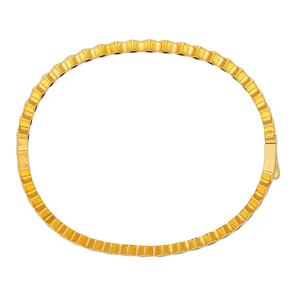 LULU Copenhagen Confetti Bangle - Forgyldt Bracelets North Sea Green