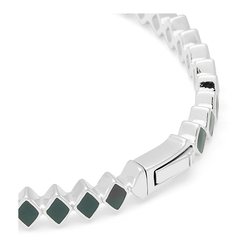 LULU Copenhagen Confetti Bangle - Forsølvet Bracelets North Sea Green