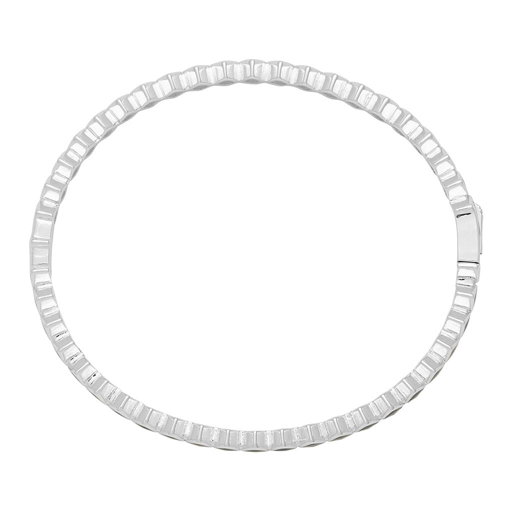 LULU Copenhagen Confetti Bangle - Forsølvet Bracelets North Sea Green
