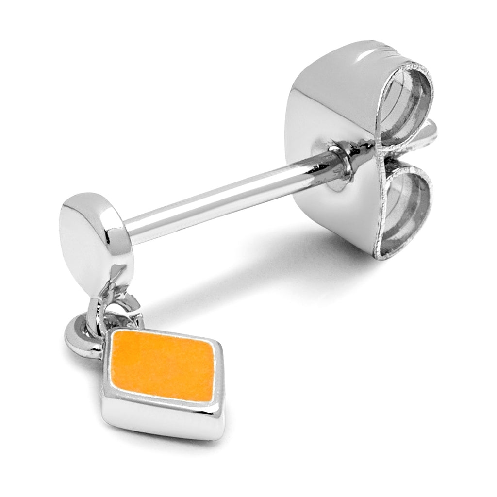 LULU Copenhagen Confetti Dangling ørering 1 stk forsølvet Ear stud, 1 pcs Marigold