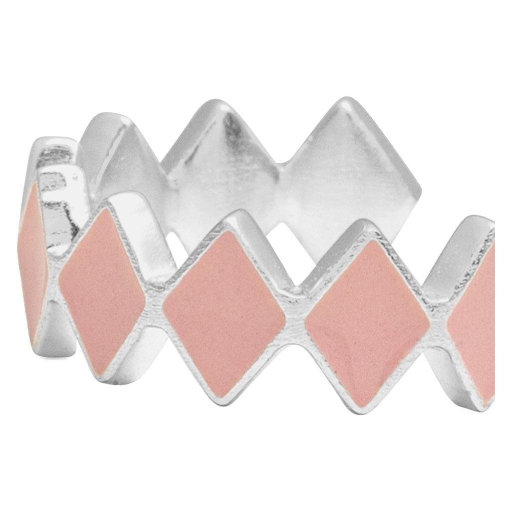 LULU Copenhagen Confetti Hoops Par forsølvet Hoops Lyserød