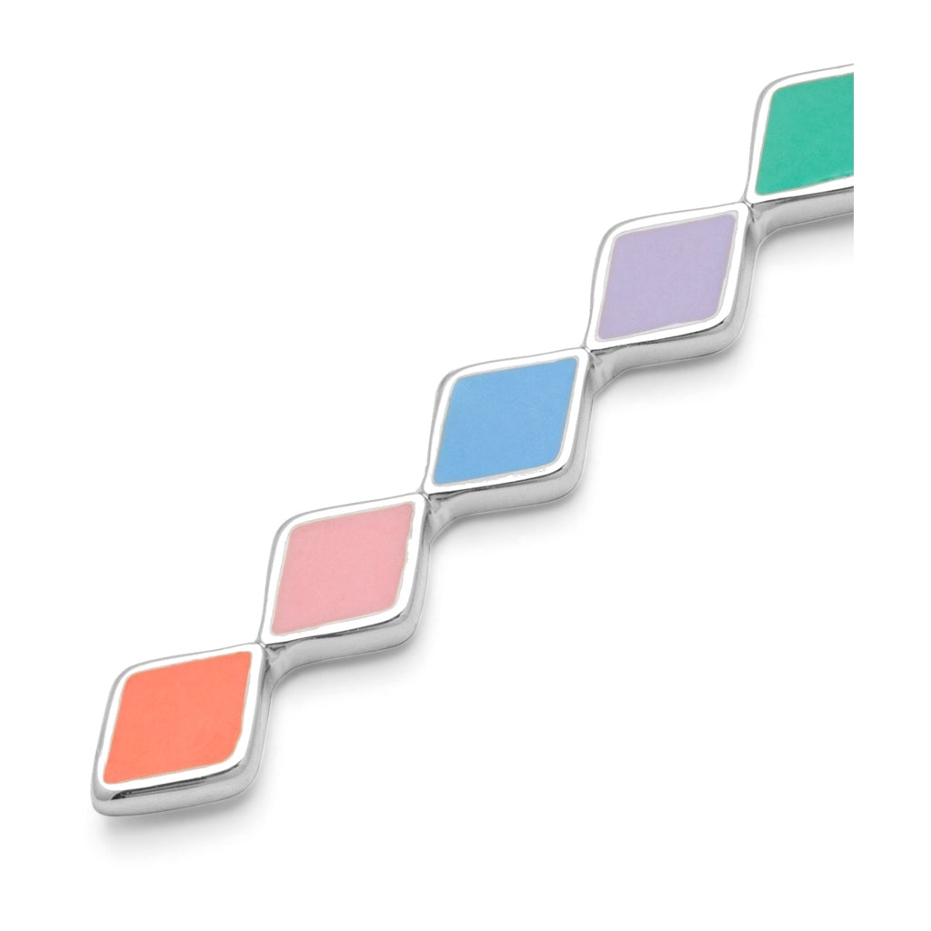 LULU Copenhagen Confetti Long ørering 1 stk forsølvet Ear stud, 1 pcs Multifarvet