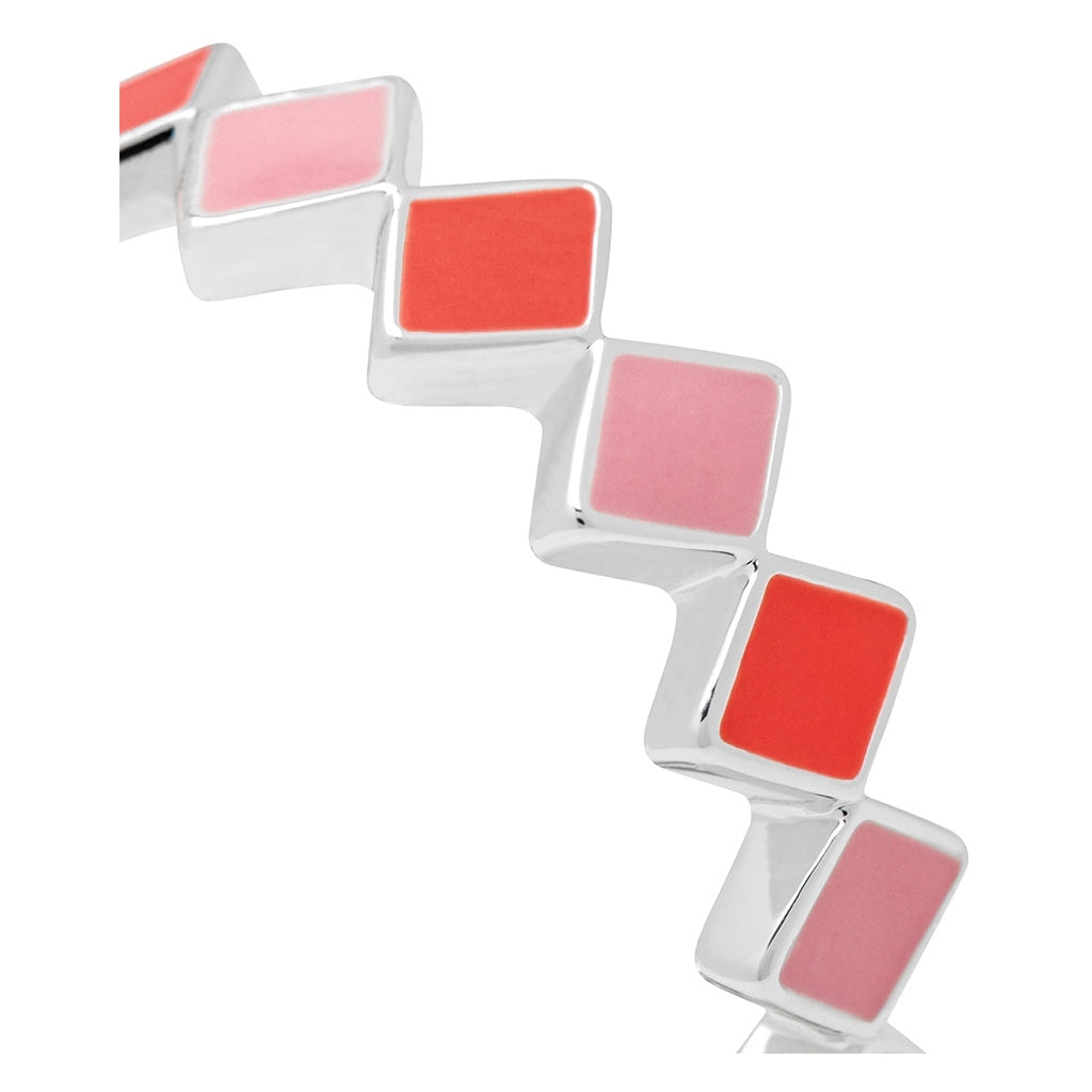 LULU Copenhagen Confetti Ring Sølv Rings Pink