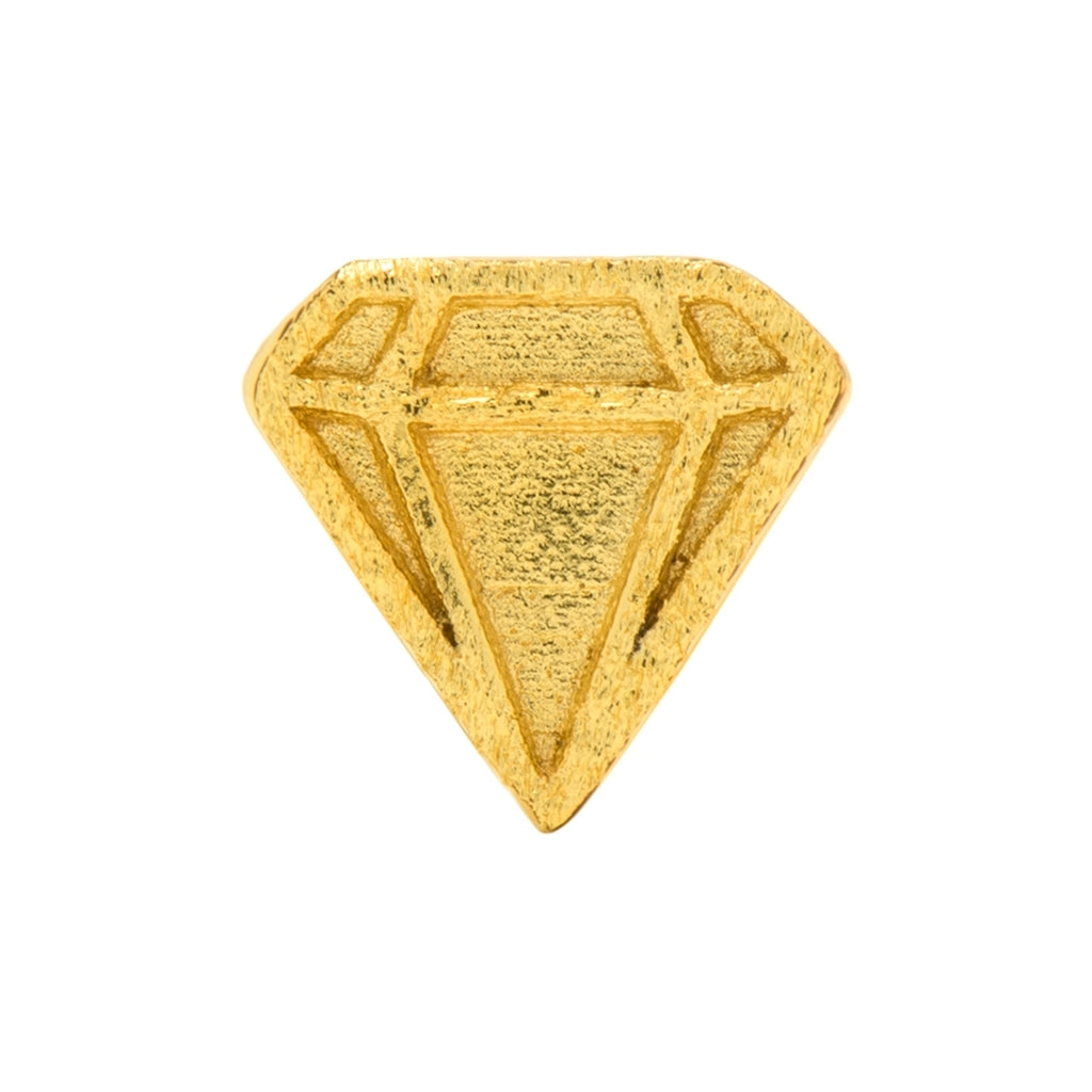 LULU Copenhagen Diamond Cut Small ørering 1 stk Ear stud, 1 pcs Forgyldt