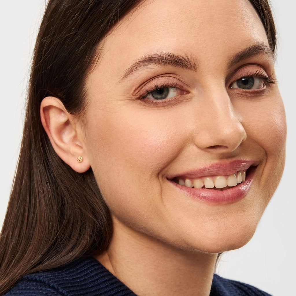 LULU Copenhagen Dog ørering 1 stk Ear stud, 1 pcs Forgyldt