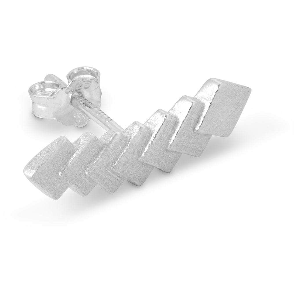 LULU Copenhagen Domino 7 ørering 1 stk Ear stud, 1 pcs Sølv
