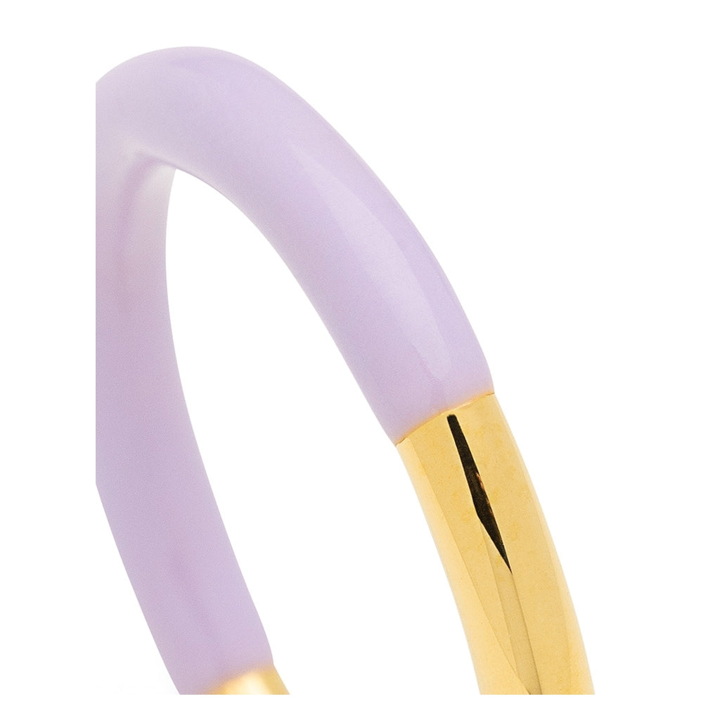 LULU Copenhagen Double Color Ring forgyldt Rings Lilla