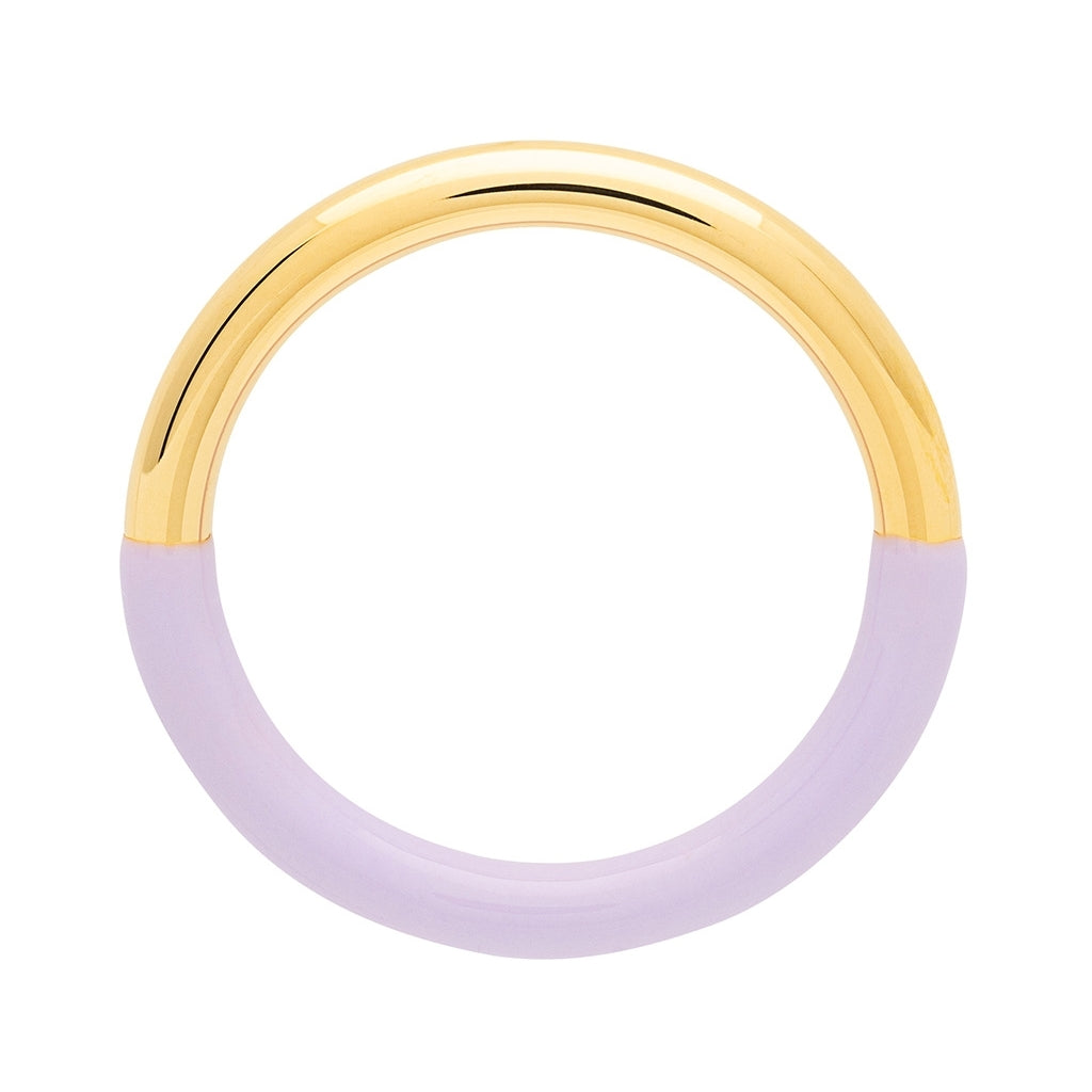LULU Copenhagen Double Color Ring forgyldt Rings Lilla