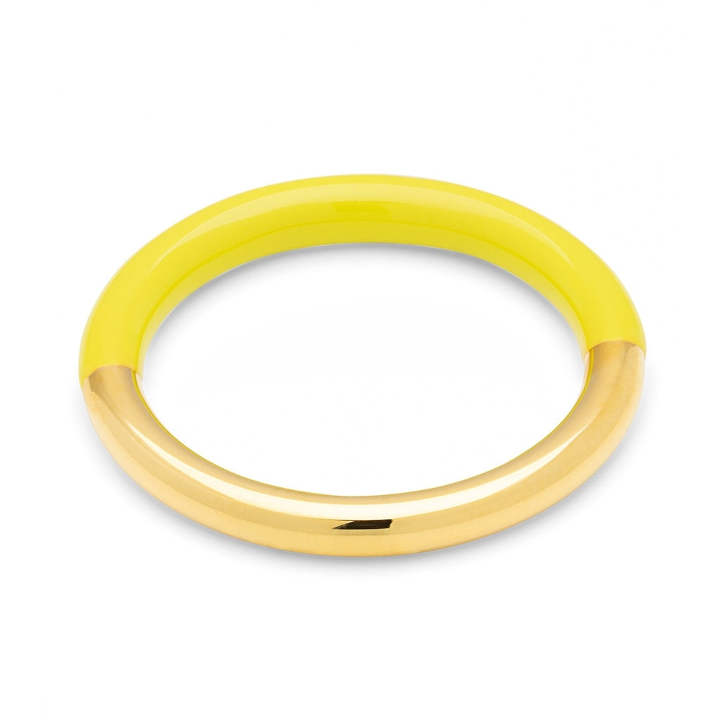 LULU Copenhagen Double Color Ring forgyldt Rings Wild Lime
