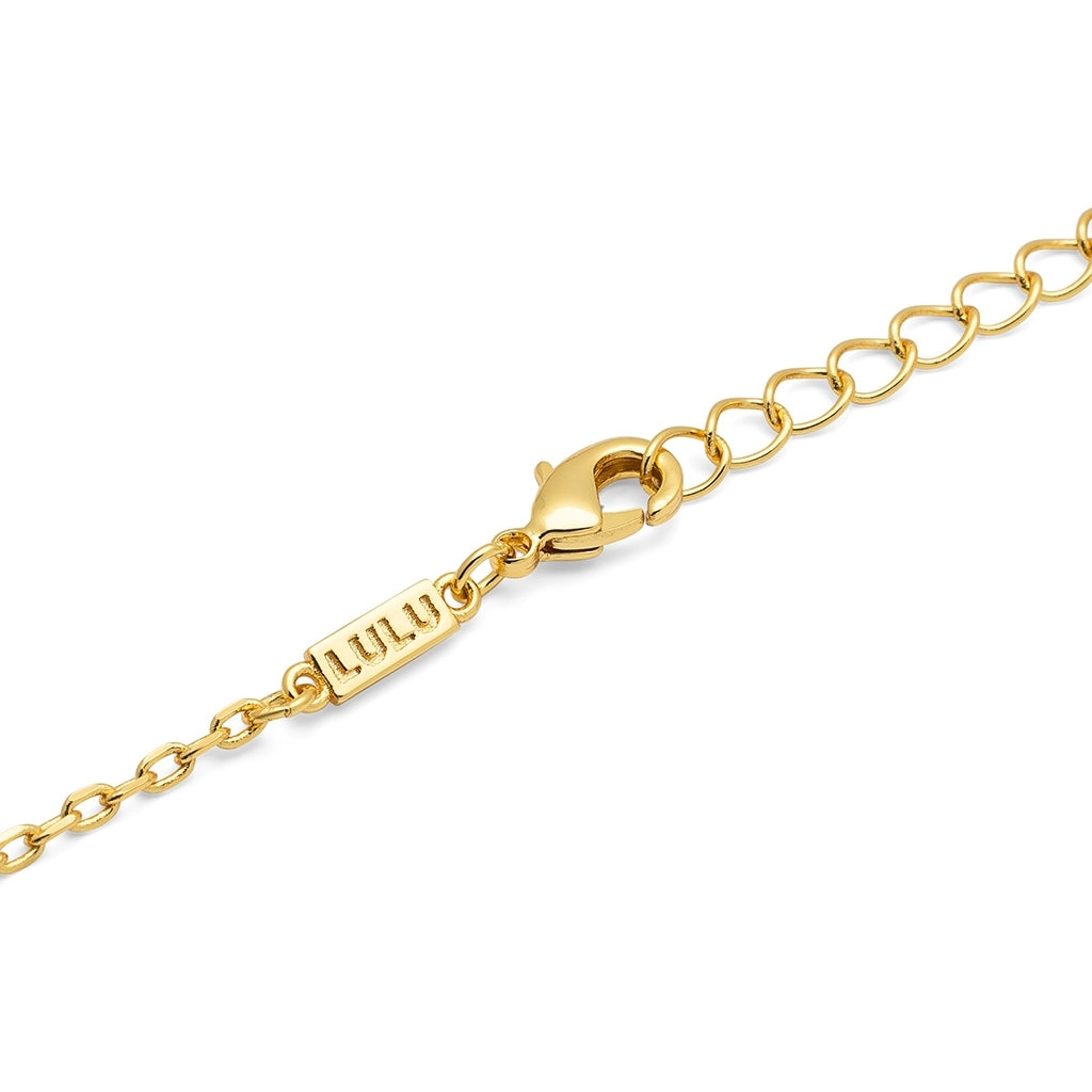 LULU Copenhagen Endless Love Halskæde - Forgyldt Necklaces Passion Red