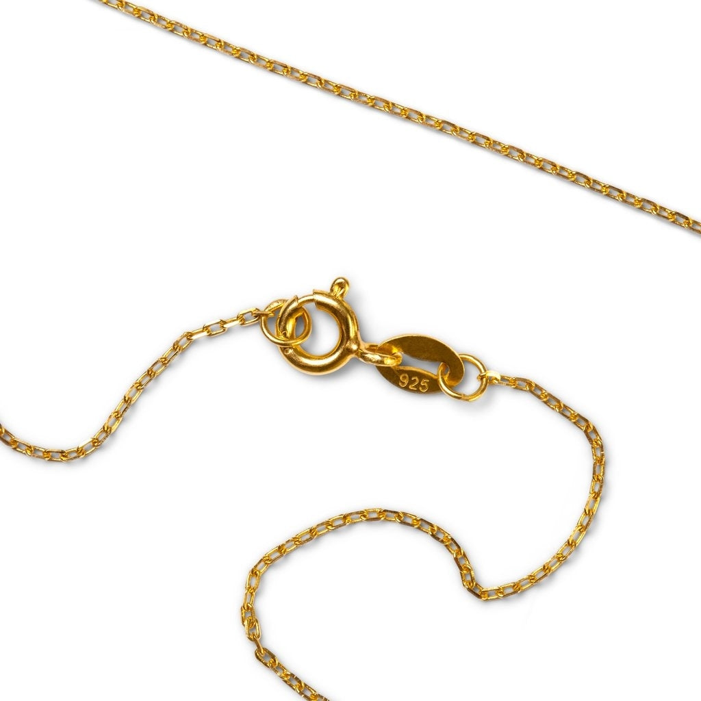 LULU Copenhagen Facet Halskæde kort Necklaces Forgyldt