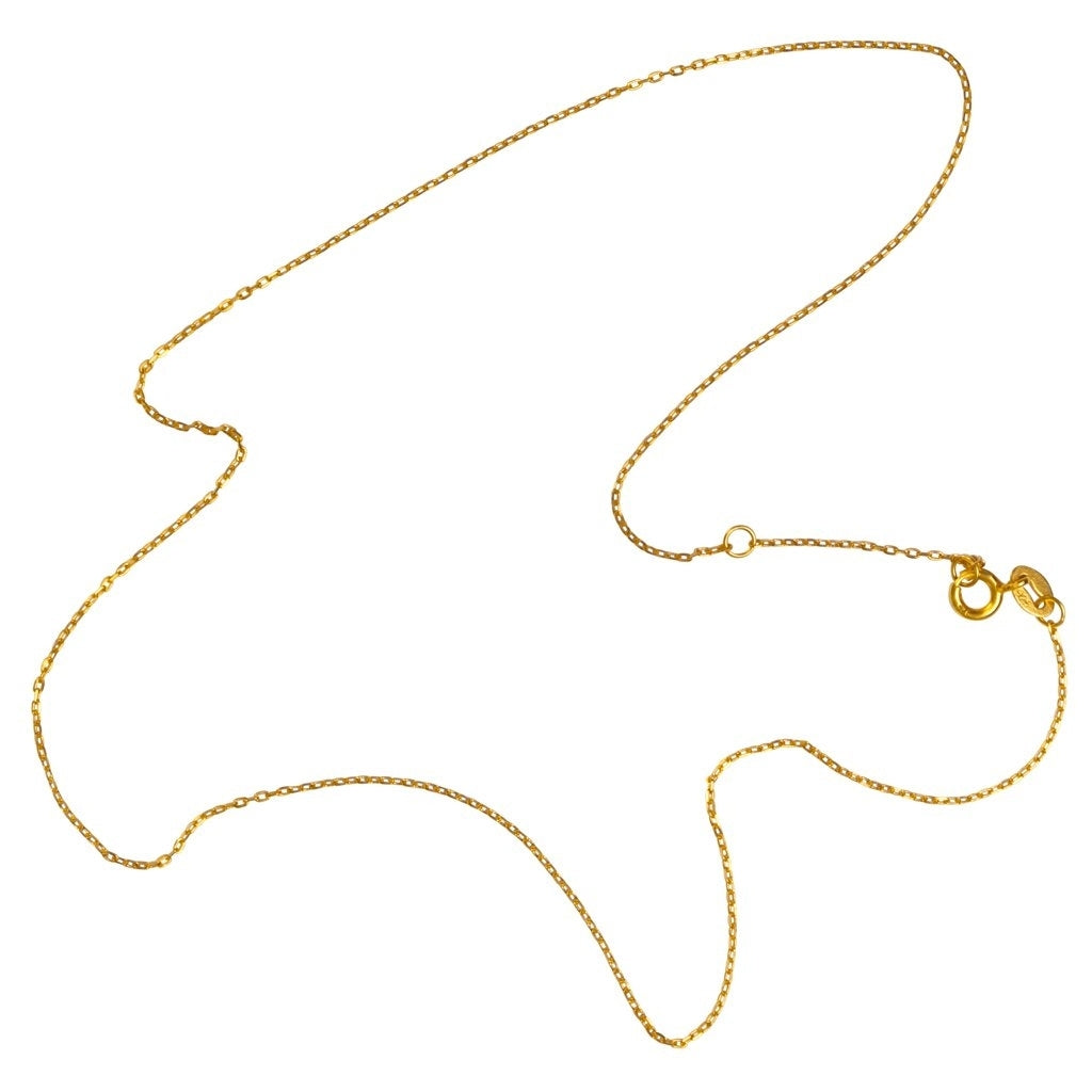 LULU Copenhagen Facet Halskæde kort Necklaces Forgyldt