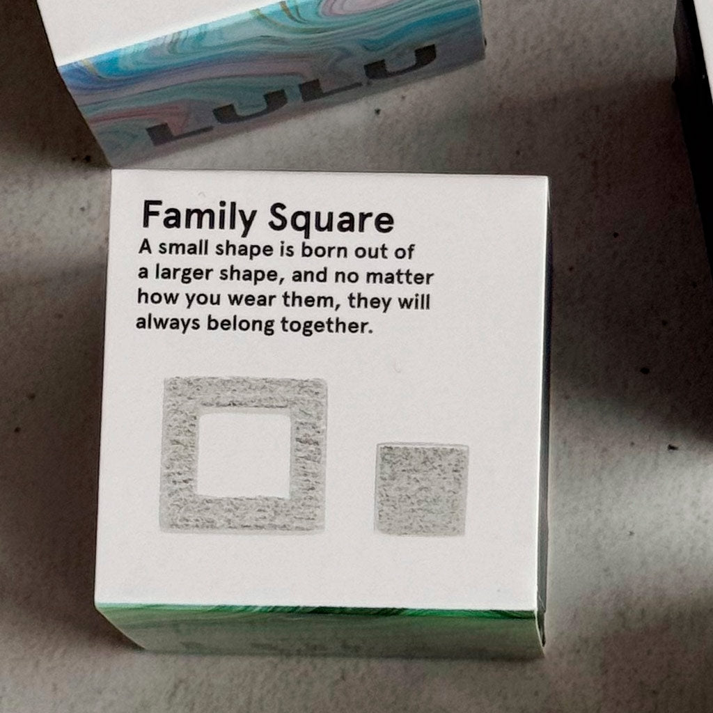 LULU Copenhagen Family Øreringe par børstet Earrings, pairs Sølv