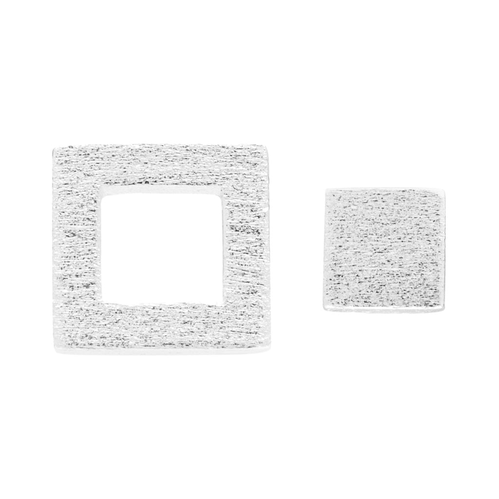 LULU Copenhagen Family Øreringe par børstet Earrings, pairs Sølv