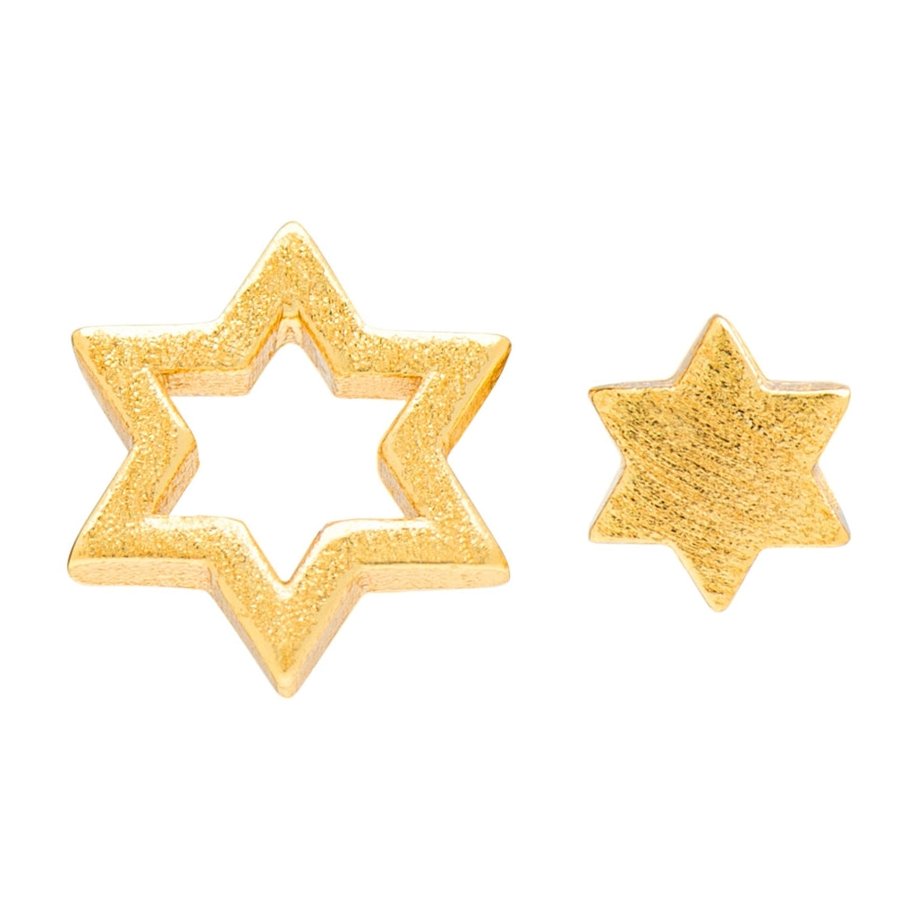 LULU Copenhagen Family Star øreringe par Earrings, pairs Forgyldt