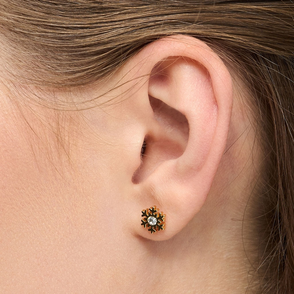 LULU Copenhagen Flake ørering 1 pcs Ear stud, 1 pcs Forgyldt