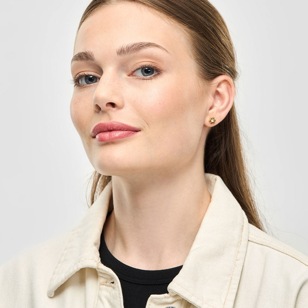 LULU Copenhagen Flake ørering 1 pcs Ear stud, 1 pcs Forgyldt