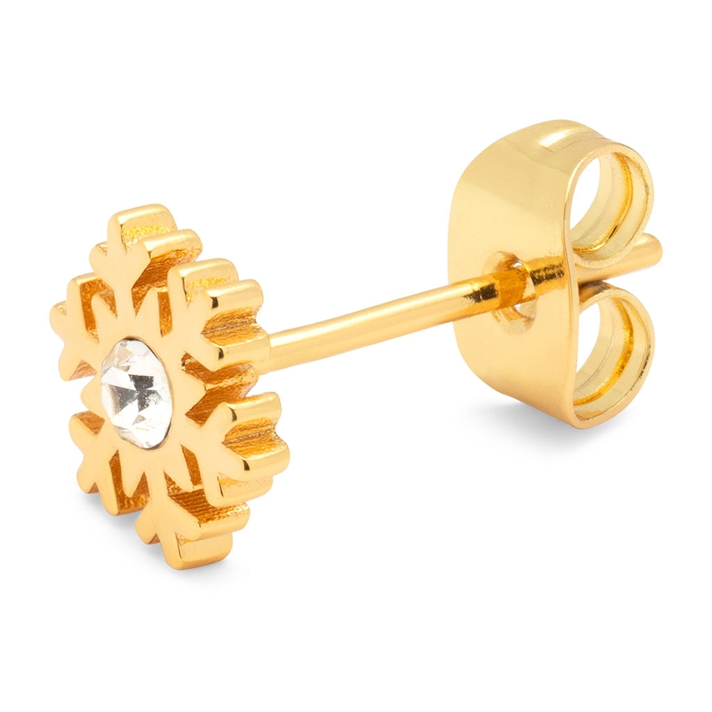 LULU Copenhagen Flake ørering 1 pcs Ear stud, 1 pcs Forgyldt