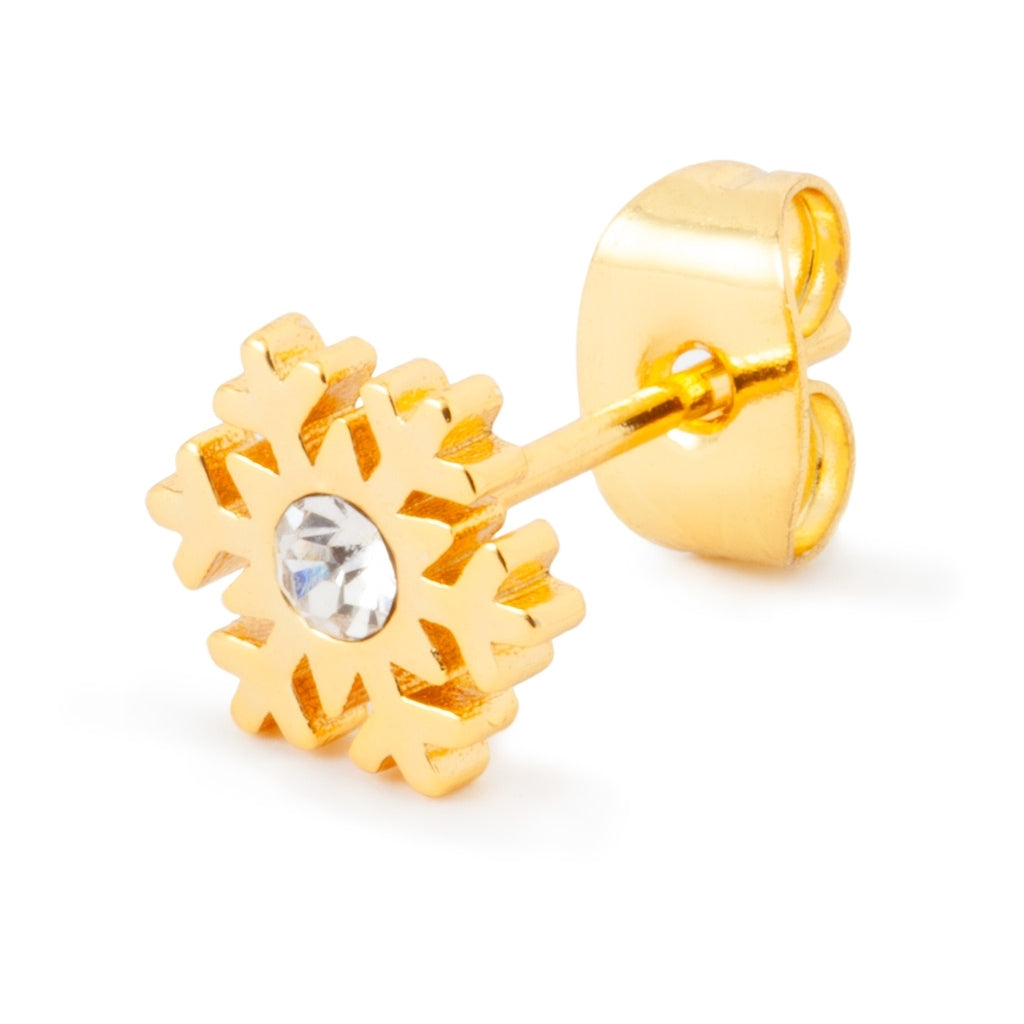 LULU Copenhagen Flake ørering 1 pcs Ear stud, 1 pcs Forgyldt