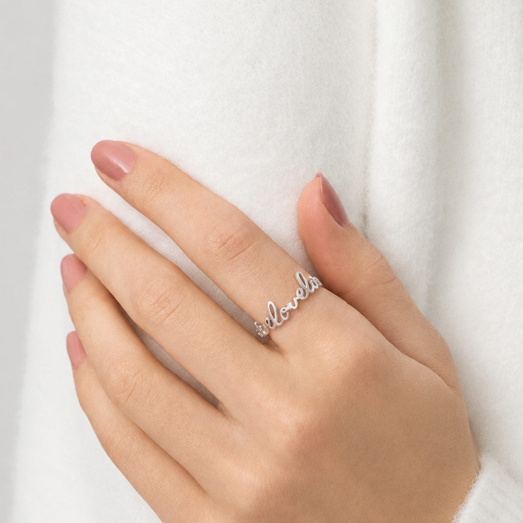 LULU Copenhagen For My Love Ring Rings Sølv