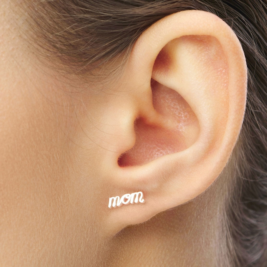 LULU Copenhagen For My Mom ørering 1 stk. Ear stud, 1 pcs Sølv