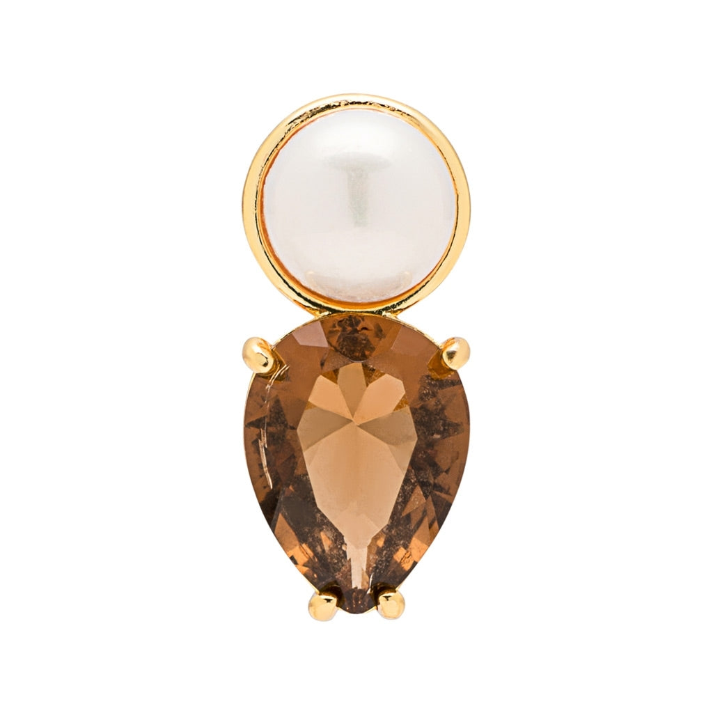 LULU Copenhagen Gala The Drop ørering 1 stk Ear stud, 1 pcs Forgyldt