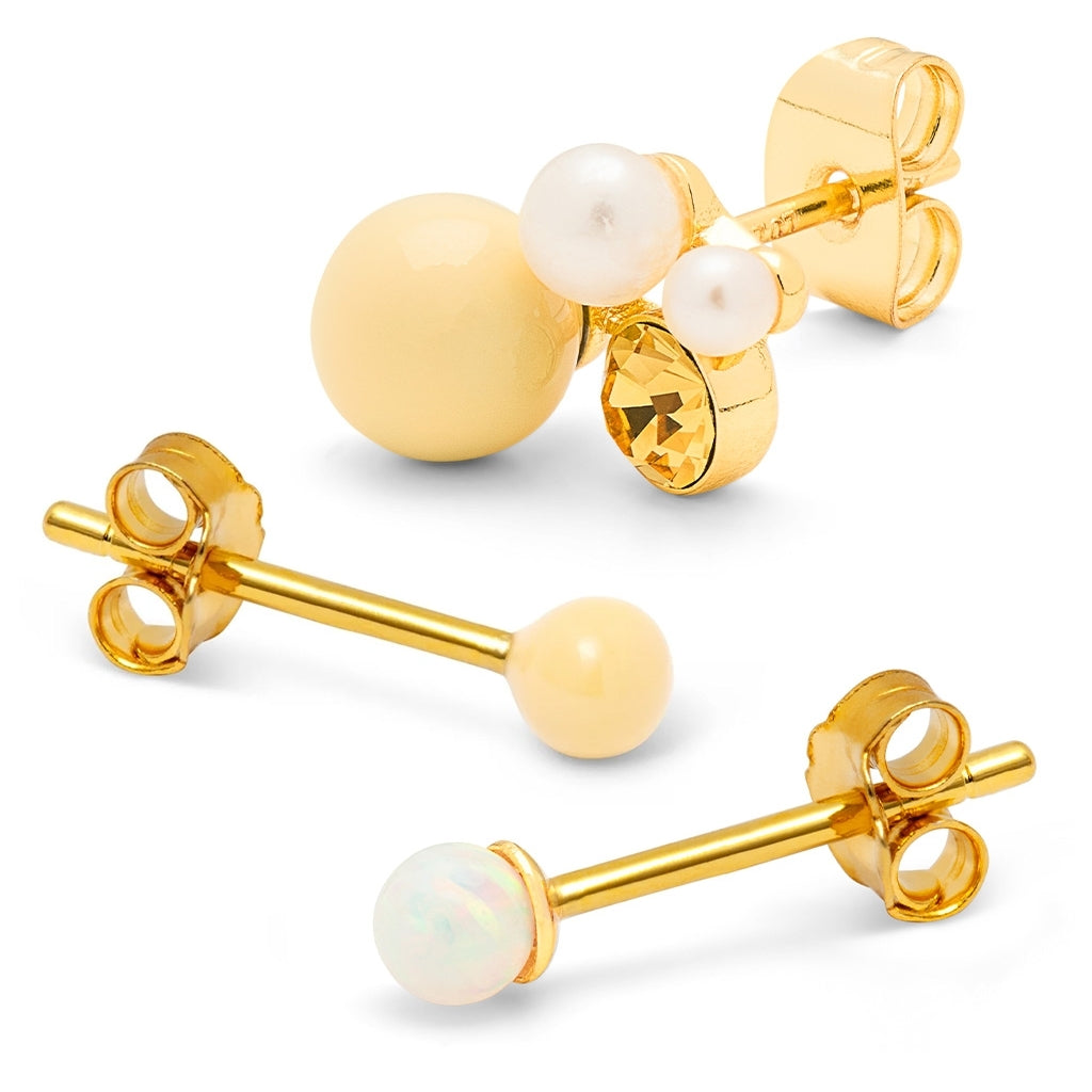 LULU Copenhagen Gavesæt, When Life Gives You Lemons Gift Collection Forgyldt