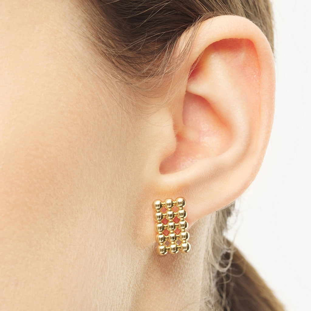 LULU Copenhagen Glamour ørering 1 stk Ear stud, 1 pcs Forgyldt