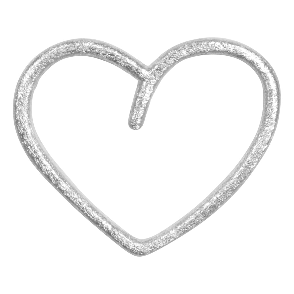 LULU Copenhagen Happy Heart ørering 1 stk Ear stud, 1 pcs Silver Plated