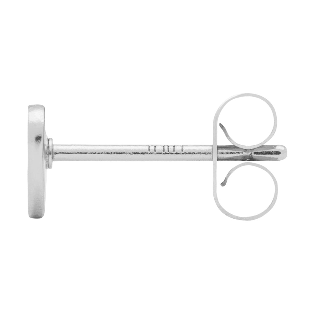 LULU Copenhagen Heart Mom ørering 1 stk forsølvet Ear stud, 1 pcs Pink