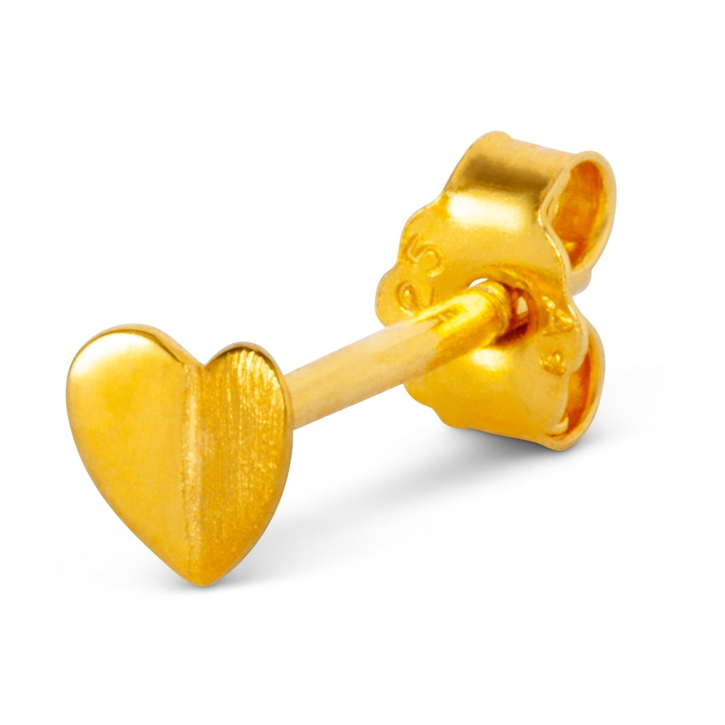 LULU Copenhagen Heart Wings ørering 1 stk Ear stud, 1 pcs Forgyldt