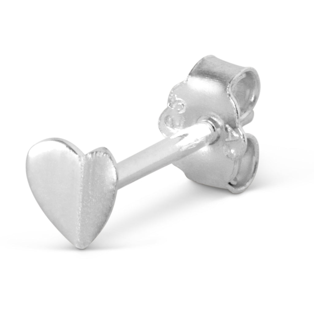 LULU Copenhagen Heart Wings ørering 1 stk Ear stud, 1 pcs Sølv