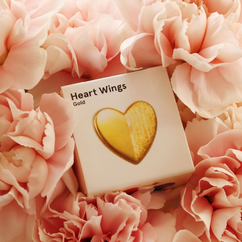 LULU Copenhagen Heart Wings ørering 1 stk Ear stud, 1 pcs Forgyldt