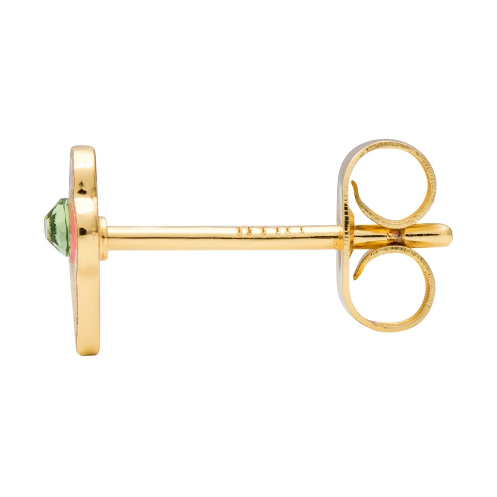 LULU Copenhagen Ice Cone Crystal ørering 1 stk Ear stud, 1 pcs Forgyldt