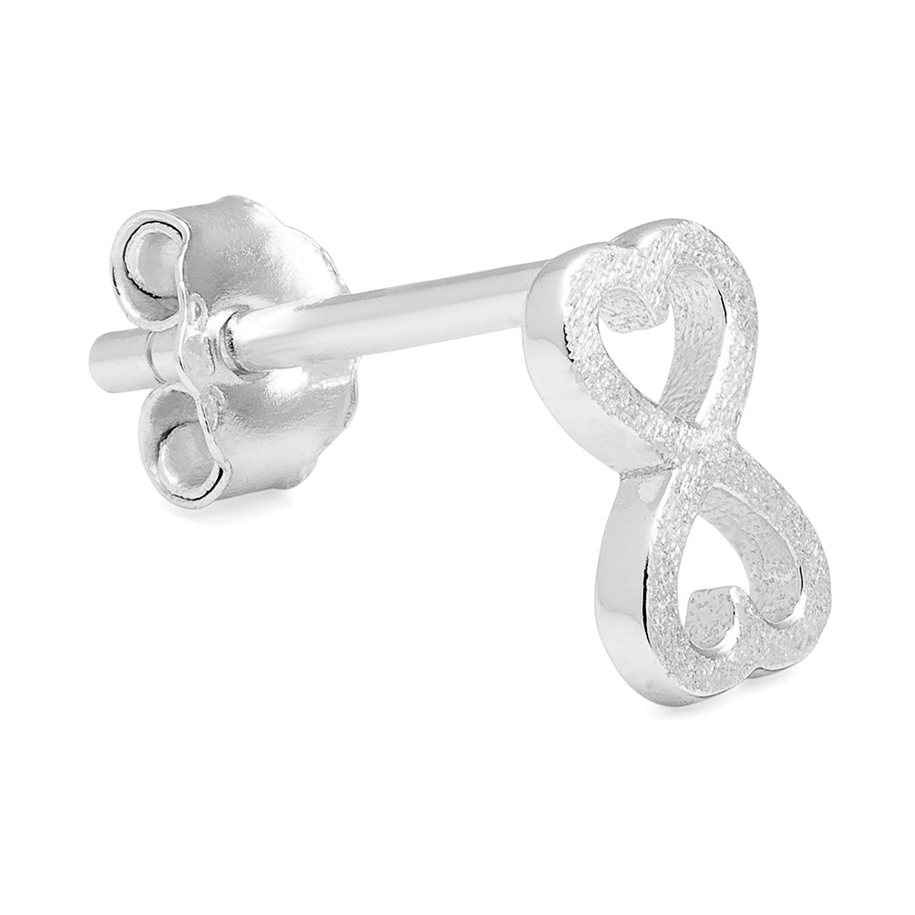 LULU Copenhagen Infinite Love 1 stk Ear stud, 1 pcs Sølv