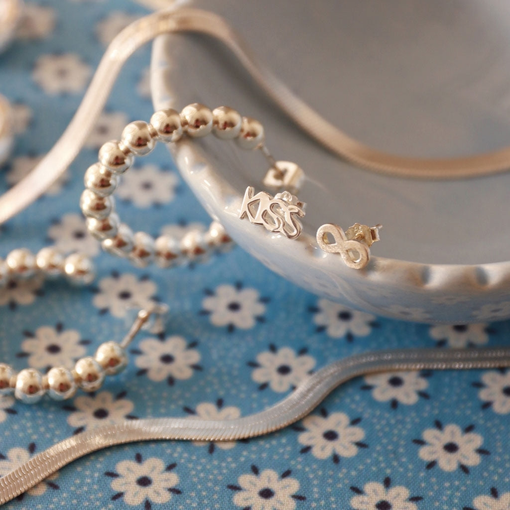 LULU Copenhagen Infinity ørering 1 stk Ear stud, 1 pcs Sølv