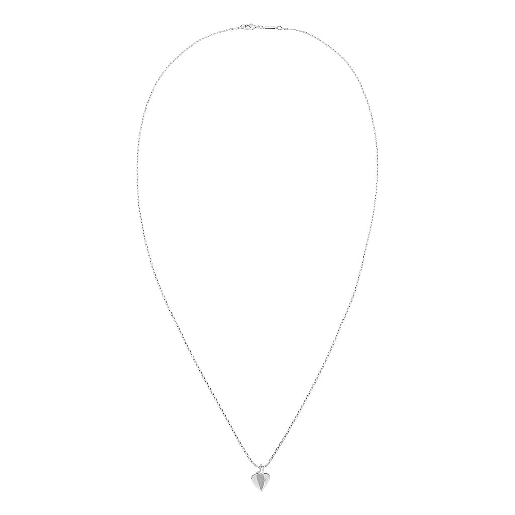 LULU Copenhagen Lemon Heart Halskæde Necklaces Silver Plated