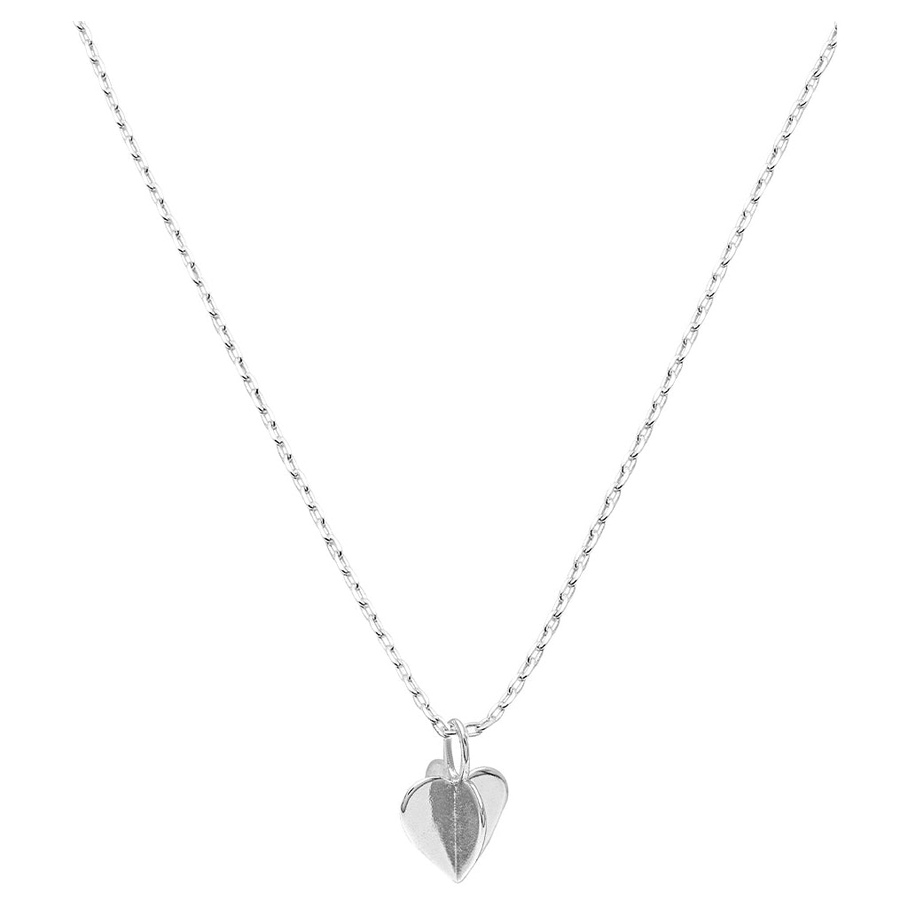 LULU Copenhagen Lemon Heart Halskæde Necklaces Silver Plated
