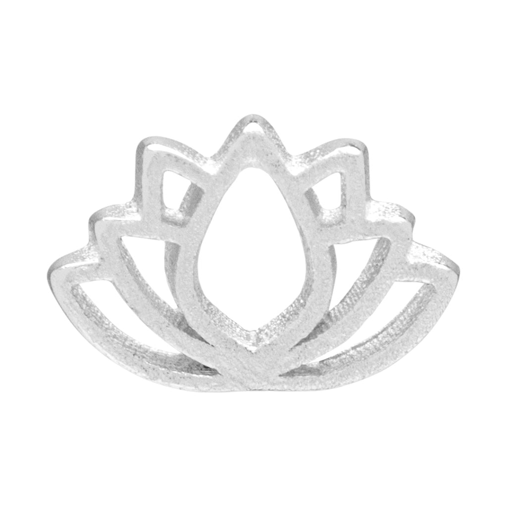 LULU Copenhagen Lotus ørering 1 stk Ear stud, 1 pcs Sølv