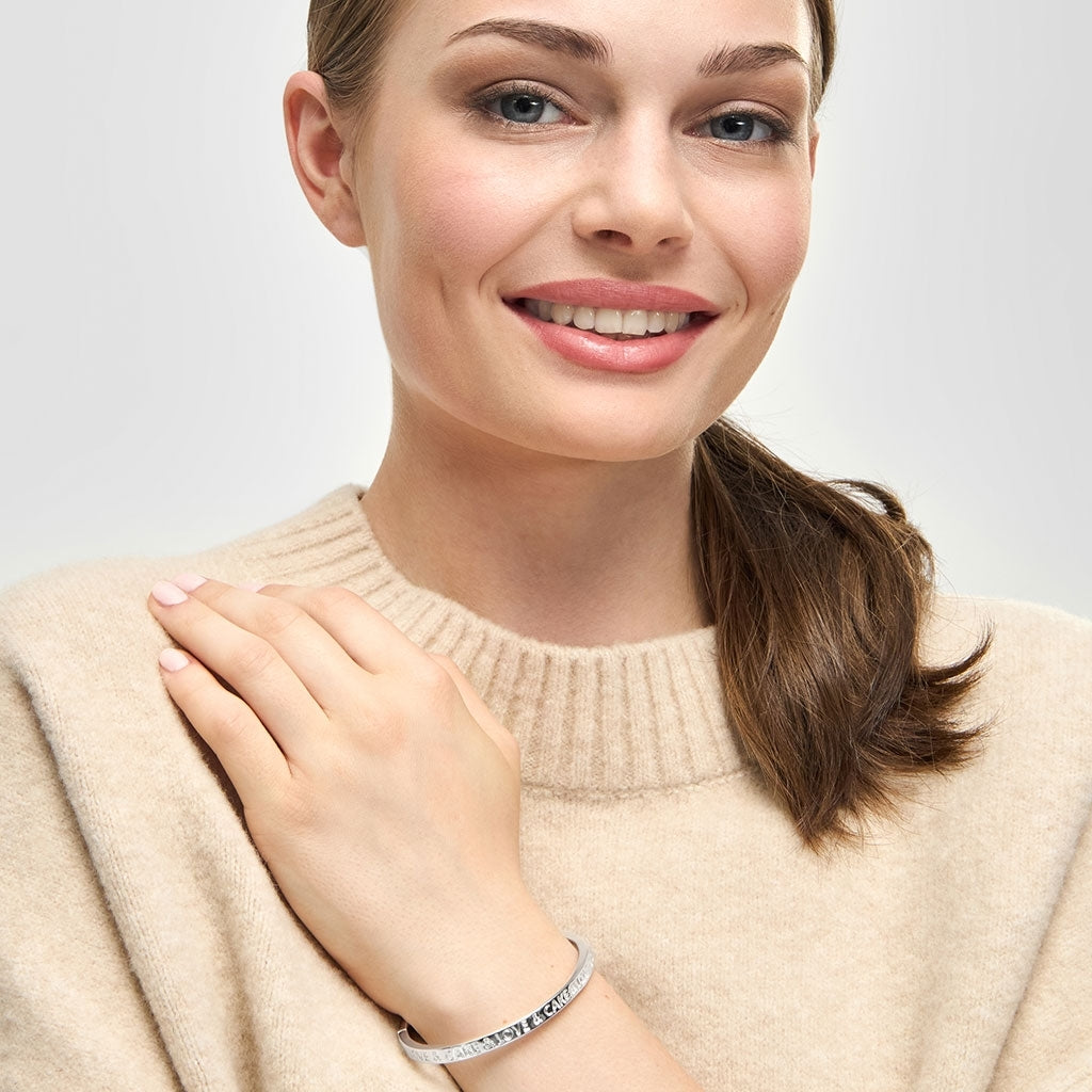 LULU Copenhagen Love & Cake Bangle - Forsølvet Bracelets Silver Plated