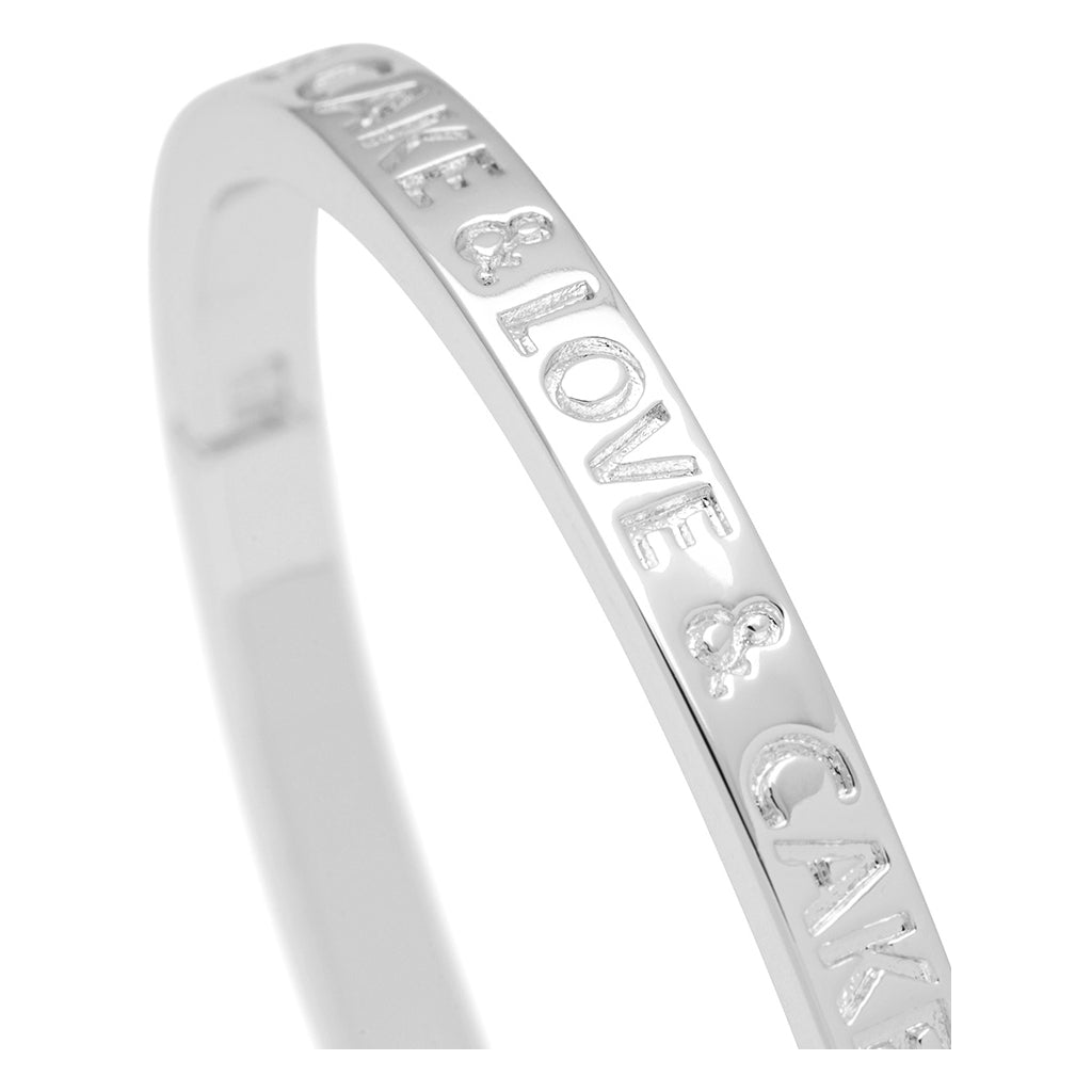 LULU Copenhagen Love & Cake Bangle - Forsølvet Bracelets Silver Plated