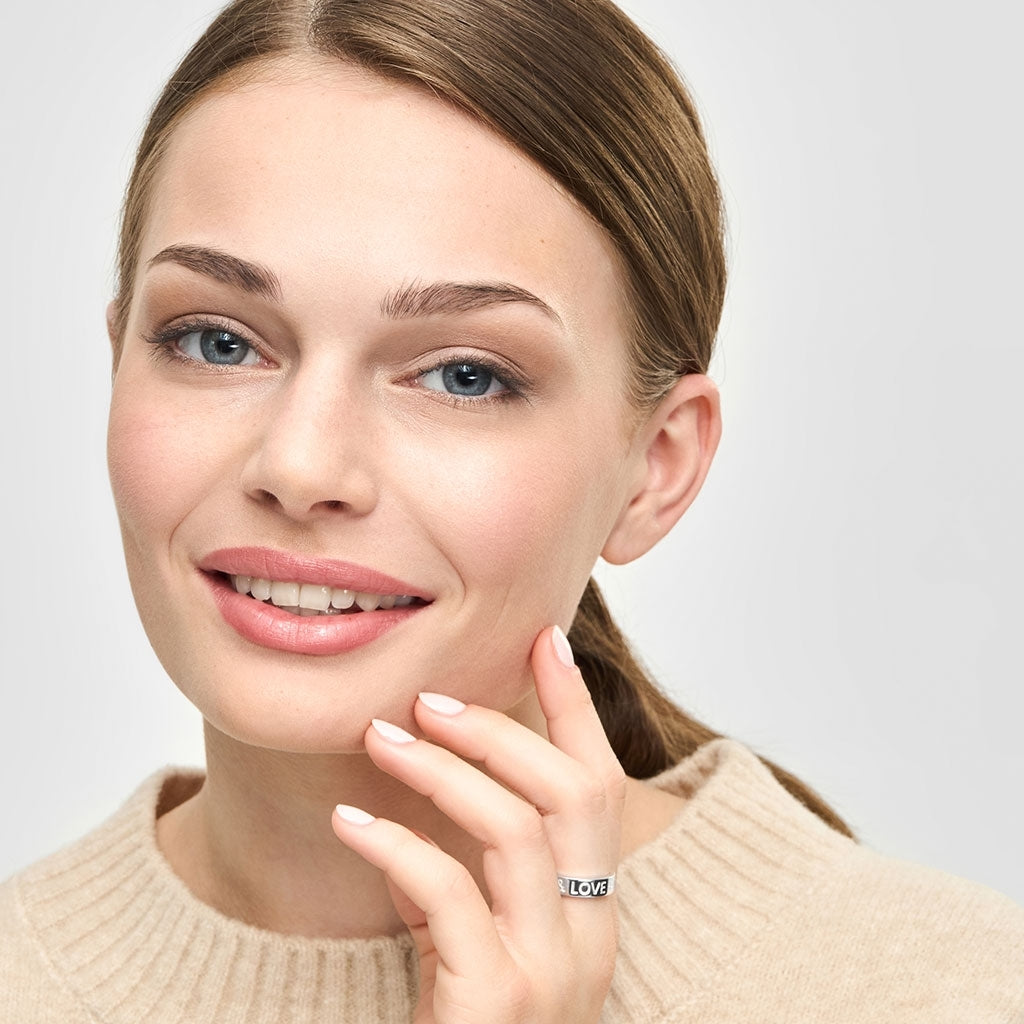 LULU Copenhagen Love & Cake Ring - Forsølvet Rings Sølv