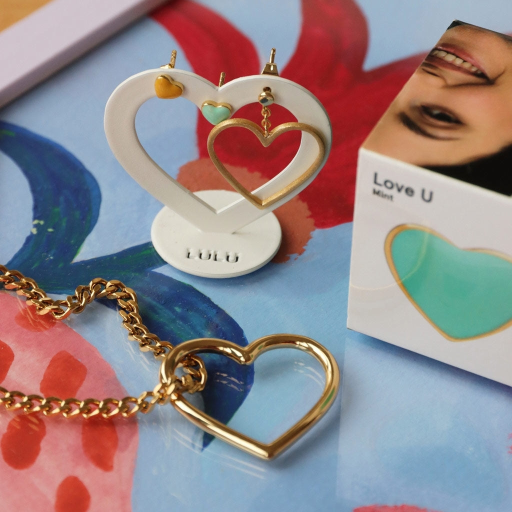 LULU Copenhagen Love Free ørering 1 stk Ear stud, 1 pcs Forgyldt