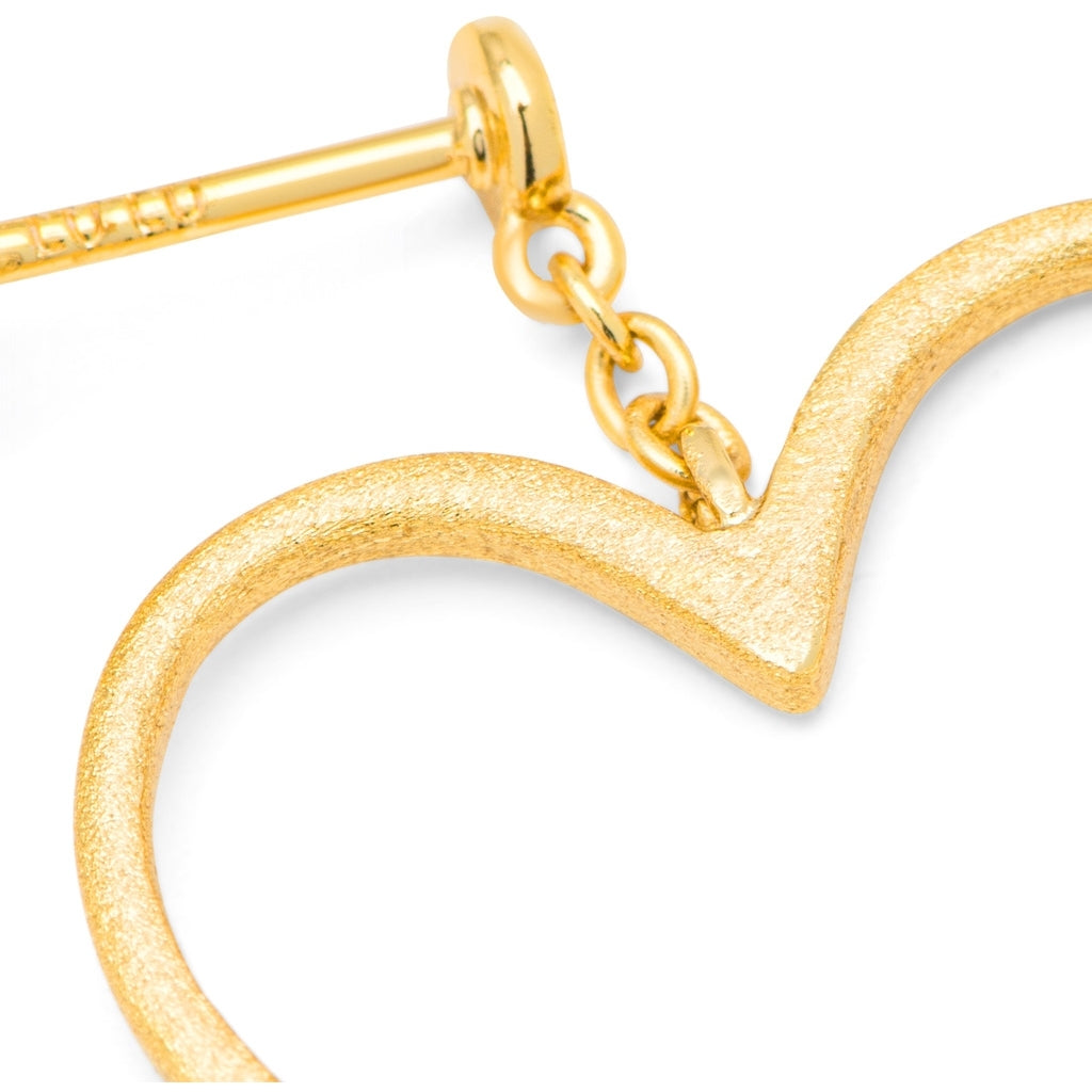 LULU Copenhagen Love Free ørering 1 stk Ear stud, 1 pcs Forgyldt