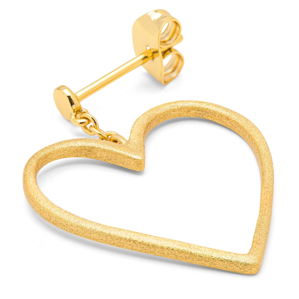 LULU Copenhagen Love Free ørering 1 stk Ear stud, 1 pcs Forgyldt